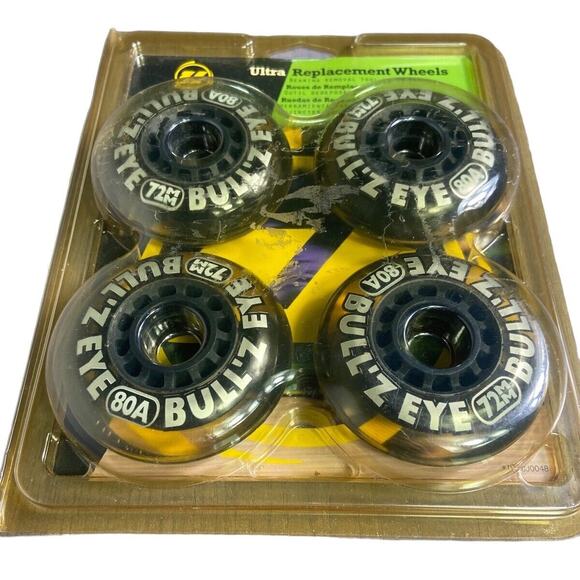 Ultra Wheels Replacement Bullseye Rollerblade Inline Skates 80A 72MM - Picture 6 of 9